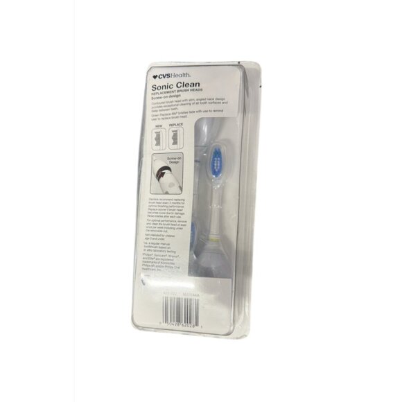 Sonic CleanReplacement Brush Heads  3 in box - Picture 2 of 2